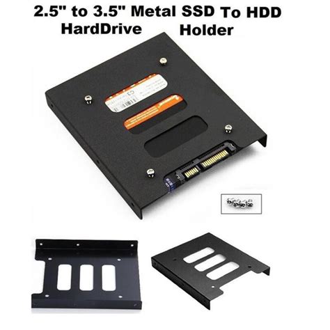 2.5 to 3.5 ssd hdd metal adapter mounting bracket|2.5 to 3.5 drive adapter.